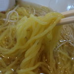 トーフラーメン 幸楊 - 【塩ラーメン】麺はしなやかでつるつるっといけちゃいますね...