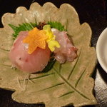 馳走　かく田 - ＜2011年9月＞馳走コース：造り（クロムツ、甘鯛の一塩）