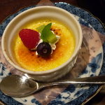 馳走　かく田 - ＜2011年9月＞馳走コース：水菓子（南瓜のブリュレ）