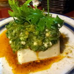 ガラムマサラ - オクラ冷奴