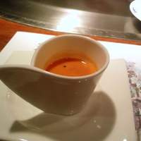 ステーキ懐石都 春日 - 季節のスープ