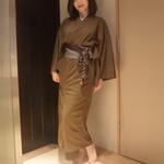 星のや東京ダイニング - 着物風の部屋着