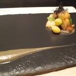 星のや東京ダイニング - 穴子、銀杏、炭のソース