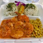 Blue Water Shrimp & Seafood - ガーリックシュリンプ（9尾）15ドル弱