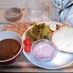 カフェカンパーニュ - モーニング　カレー付　700円