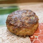 鮨松榮 - 鰯ハンバーグ（さんが焼）