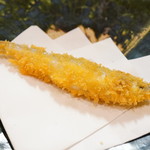 鮨松榮 - 子持公魚フライ 割ソース