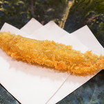 鮨松榮 - 本柳葉魚雄フライ 割ソース