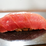 鮨松榮 - ボストン本鮪 血合岸一番中とろ