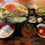 きのこ天ぷら定食2000円