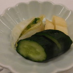 割烹 蒲焼 大沼 - 香の物