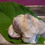 花仙庵 仙仁温泉 岩の湯 - （夕食）桂月のおもてなし　巨峰の白和え