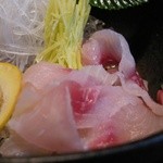 花仙庵 仙仁温泉 岩の湯 - （夕食）「山里のお造り」鯉の洗い