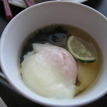 鹿野園 - うどんの温泉たまご入り