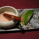 花仙庵 仙仁温泉 岩の湯 - （夕食）石焼きステーキの薬味