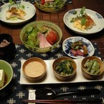 花仙庵 仙仁温泉 岩の湯 - （朝食）着席してから運ばれます
