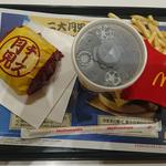 マクドナルド - チーズ月見バーガーセット