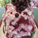 腰掛庵 - 木いちごとすぐりみるく