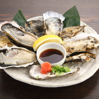 享受新鲜牡蛎的味道！人气【生牡蛎】1个280日元