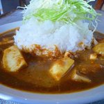 贋作インドカリー マシバシイネツルカモ - 里芋とエリンギと鶏ひき肉のカレー