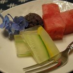 花仙庵 仙仁温泉 岩の湯 - （朝食）デザート
