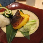 Sugitama - 焼魚は鰆の西京焼き、どの料理もお酒にピッタリでした。