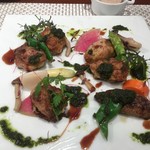 ビストロ ダイア - 鱈の白子とカキのフリット、ブルゴーニュ風ソース