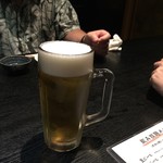 大名やぶれかぶれ - 乾杯ビール