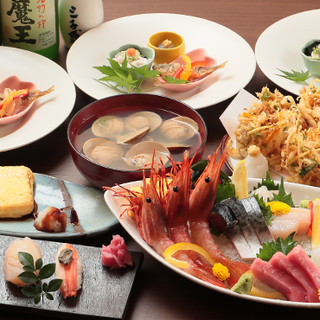 [Banquet] All fresh fish on one plate! Courses start from 3,240 yen