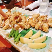 日本料理てら岡 中洲本店 - 虎河豚の唐揚げしゃん