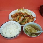 大龍 - 鳥の辛子うま煮定食 750円