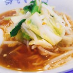 四川飯店 - ラーメン炒飯セット@\1080