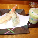 Sushi Dokoro Misuzu - 天ぷらと甘い茶碗蒸し　前半終了