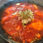 福士豆腐食堂 - ヤバいくらいに赤い(；´Д｀)