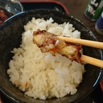 福士豆腐食堂 - イガメンチは柔らかめ！中に大豆も入ってました。