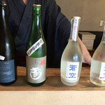 喫茶 狐菴 - 当日の日本酒('18.8月下旬)