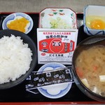 中郷サービスエリア（上り線）フードコート - 朝定食　６００円
