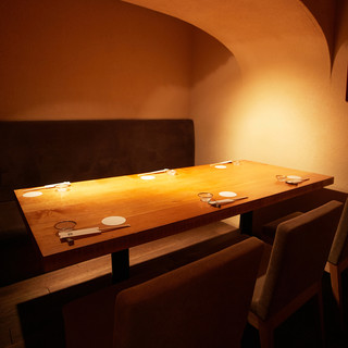 The private room, which can accommodate up to 10 people, is ideal for entertaining and gatherings.