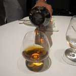 リストランテKubotsu - まだ飲んでます、、、コニャックXO 1700円(30ml)