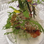 リストランテKubotsu - 金箔がキラッ、、、