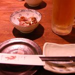 魚炉魚炉 - ウエルカムセットの様子