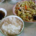 ふじや - 大盛な「野菜炒め定食」