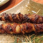 酉や 喜兵衛 - 竿燈かわ串。