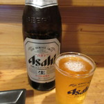 地魚料理 若大将 - 瓶ビール 550円　(2018.8)