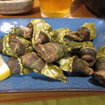 カメノテの蒸し焼き 750円　(2018.8)