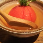 待庵 - トマトのおでん    480円