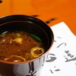 すき焼割烹 日山 - 赤出汁