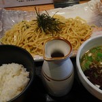 会津ラーメン 和 - 特製醤油青じそつけ麺