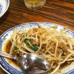 中国ラーメン揚州商人 - 豚挽肉とモヤシのピリ辛炒め