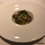 カーサ・デル・チーボ - 鮑の肝を練り込んだﾌｪｯﾄｳｯﾁｪ